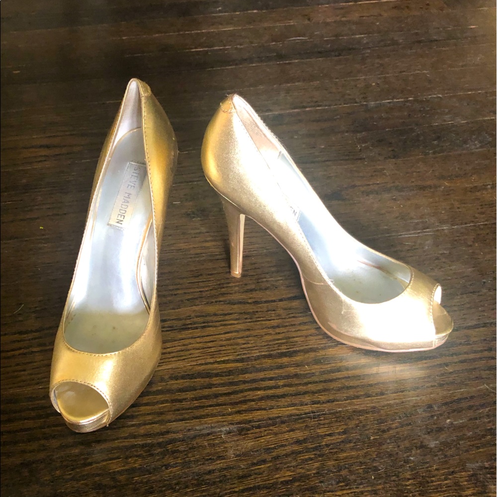 Gold heels